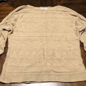 Liz Claiborne Tan Sweater.